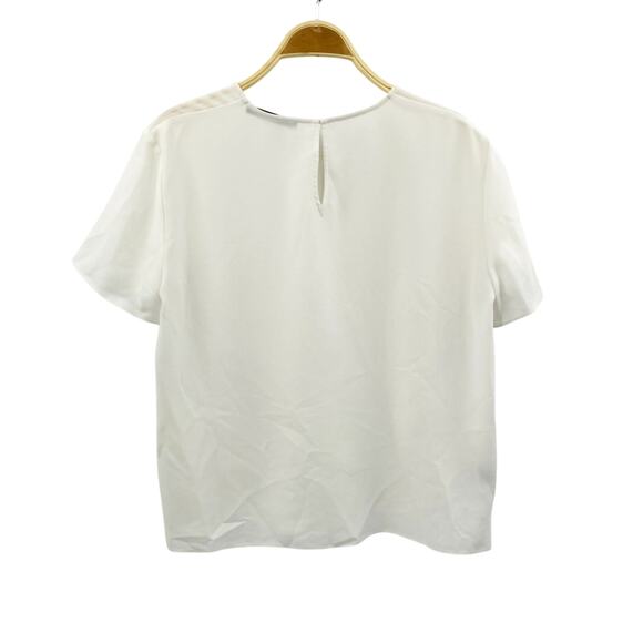 Jenni Kayne L White crepe Blouse - Picture 4 of 7